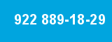 922 889-18-29 922 889-18-29